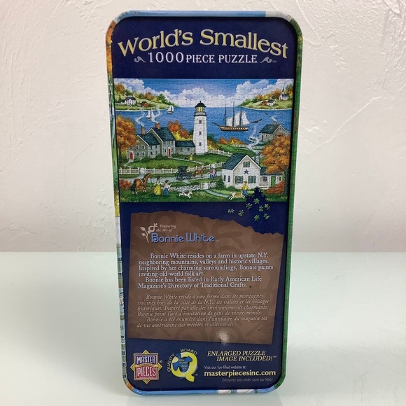 New World’s Smallest 1000 piece puzzle Watching over the bay Sealed - Picture 2 of 7